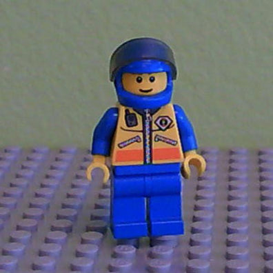 LEGO Minifigure-Coast Guard City - Helicopter Pilot 1-Town / City / Coast Guard-CTY071-Creative Brick Builders